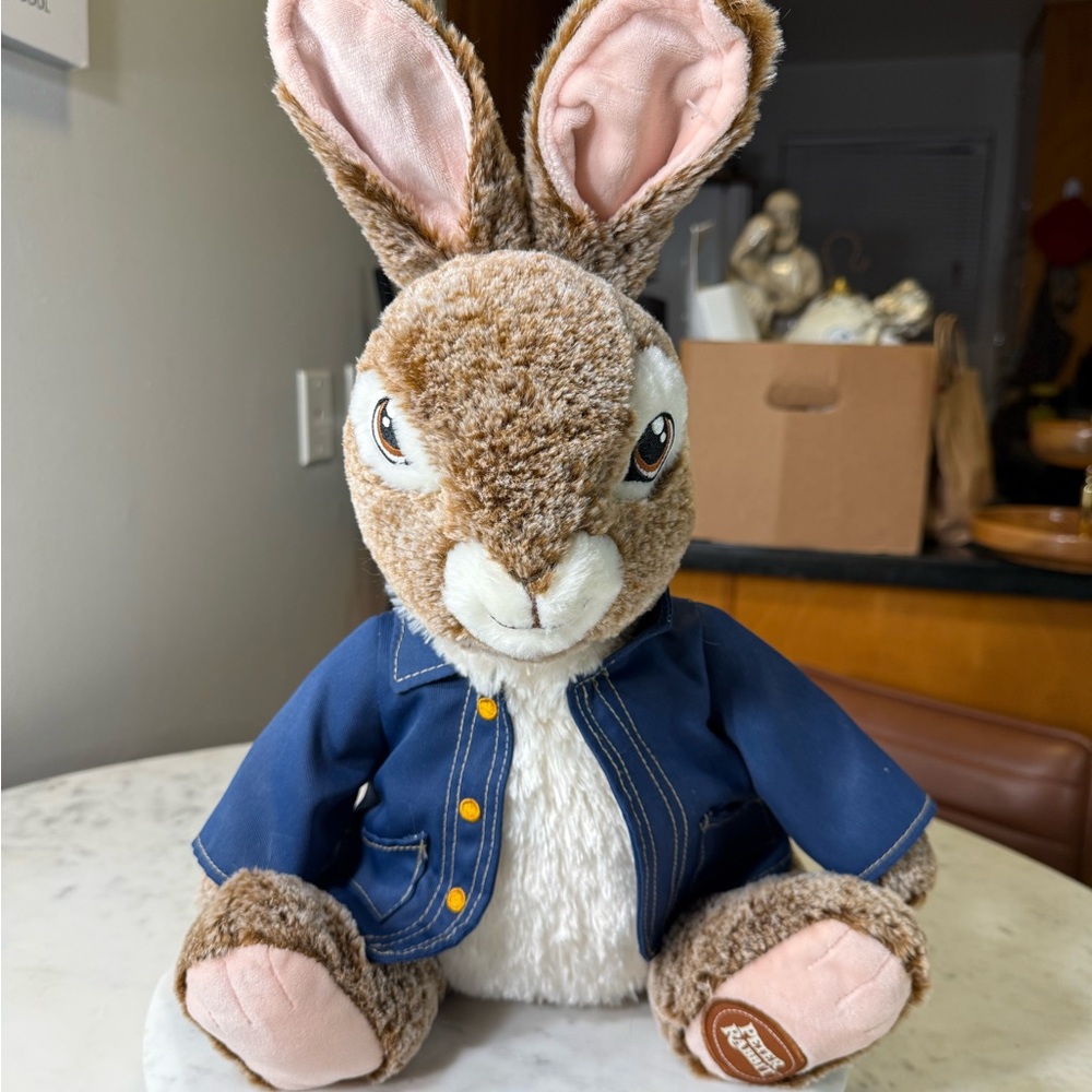Brown and White Peter Rabbit perfect for Easter